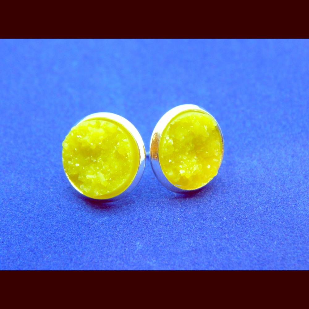 Druzy Stud Earrings